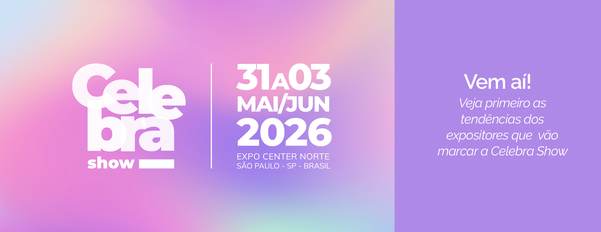 Imagem Campanha Celebra Show 2026