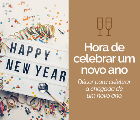 Card Hora de Celebrar um Novo Ano