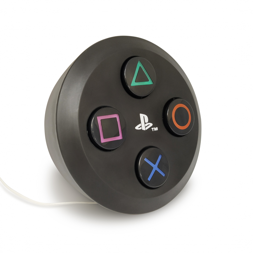 Botão Luminária PlayStation Preto