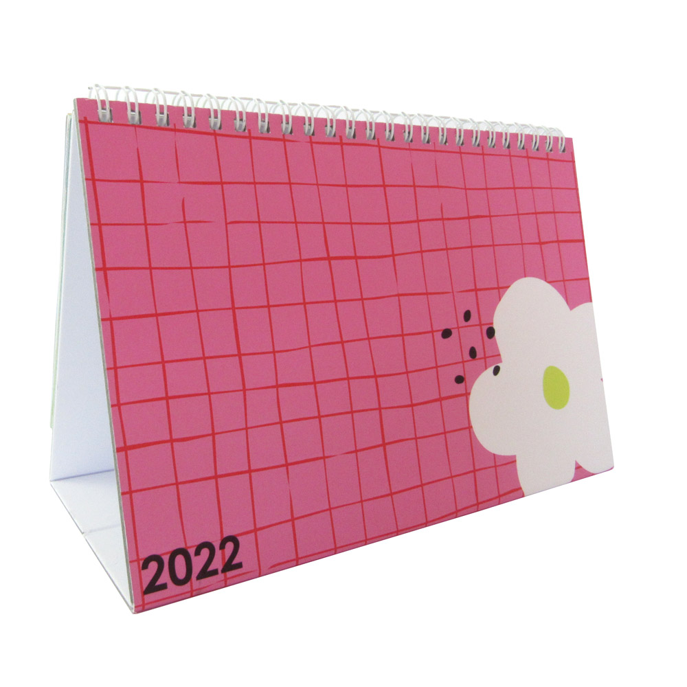 Planejador Anual Base - Grid Pink Floral