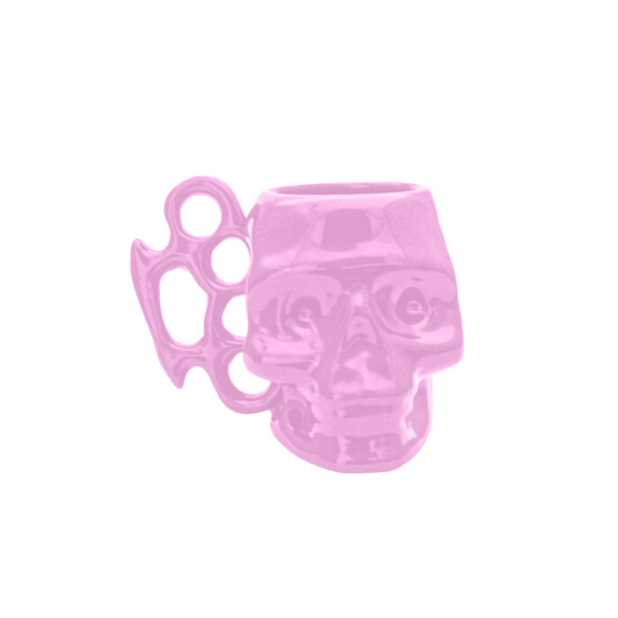 Caneca 3D Caveira Rosa 500ml