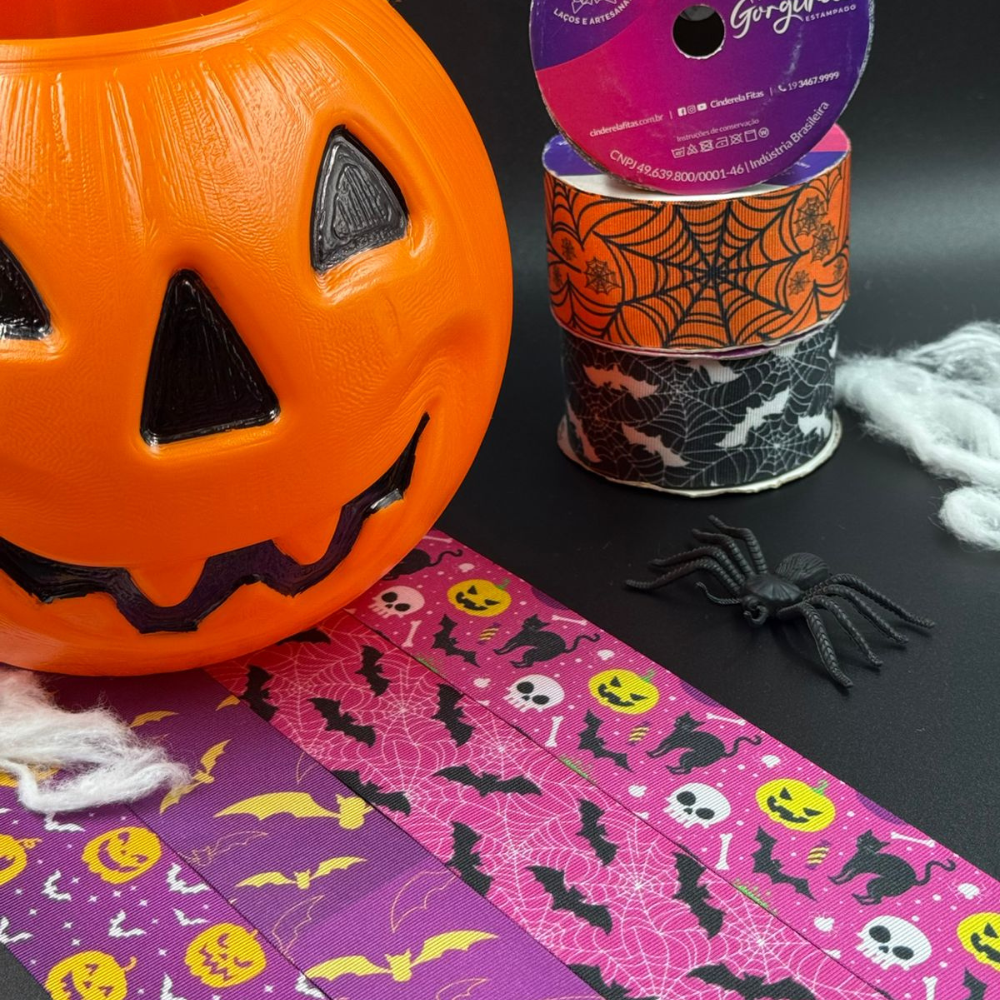 Galeria de imagens Fita Halloween Estampada