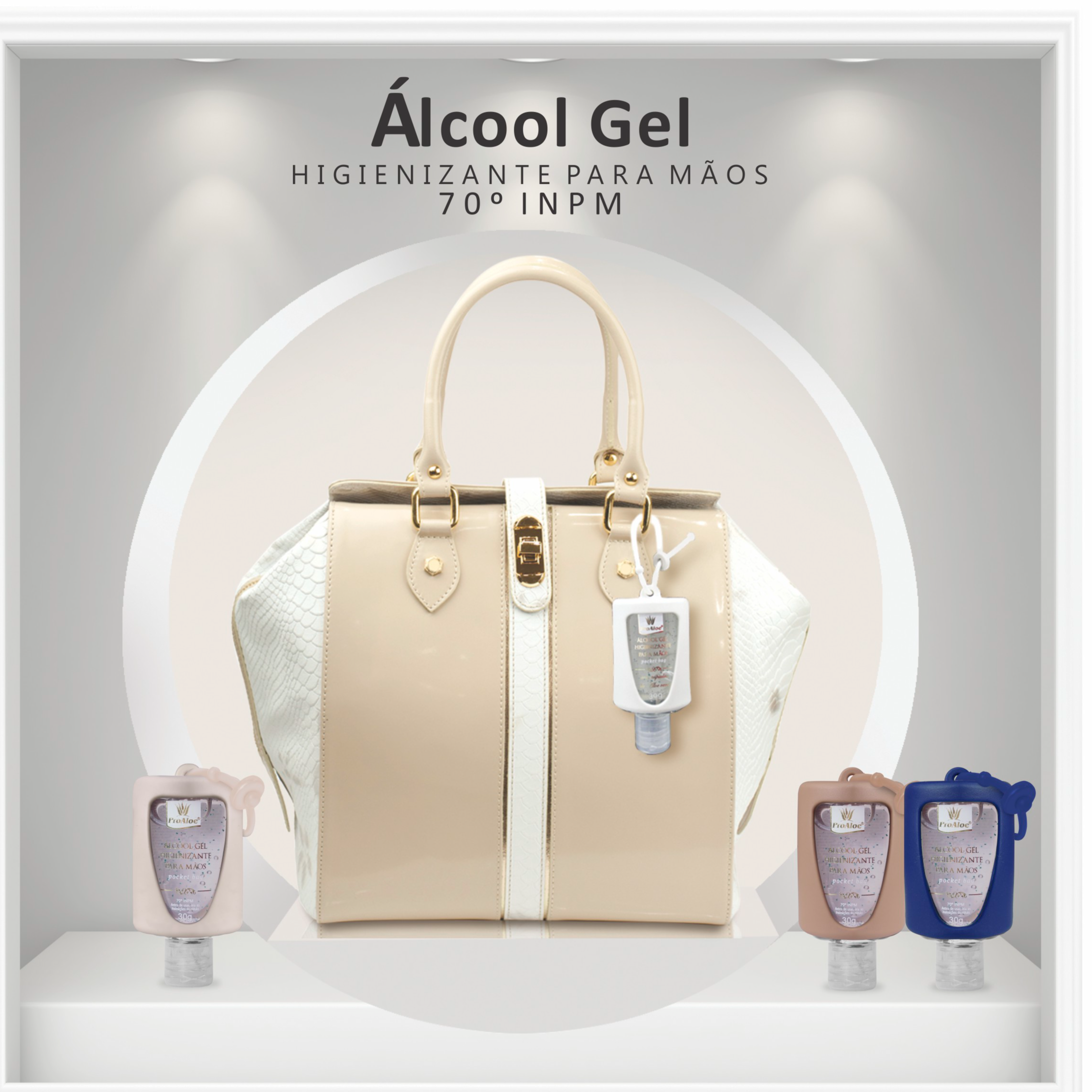Álcool Gel Pocket Bag 30ml - Cod 39