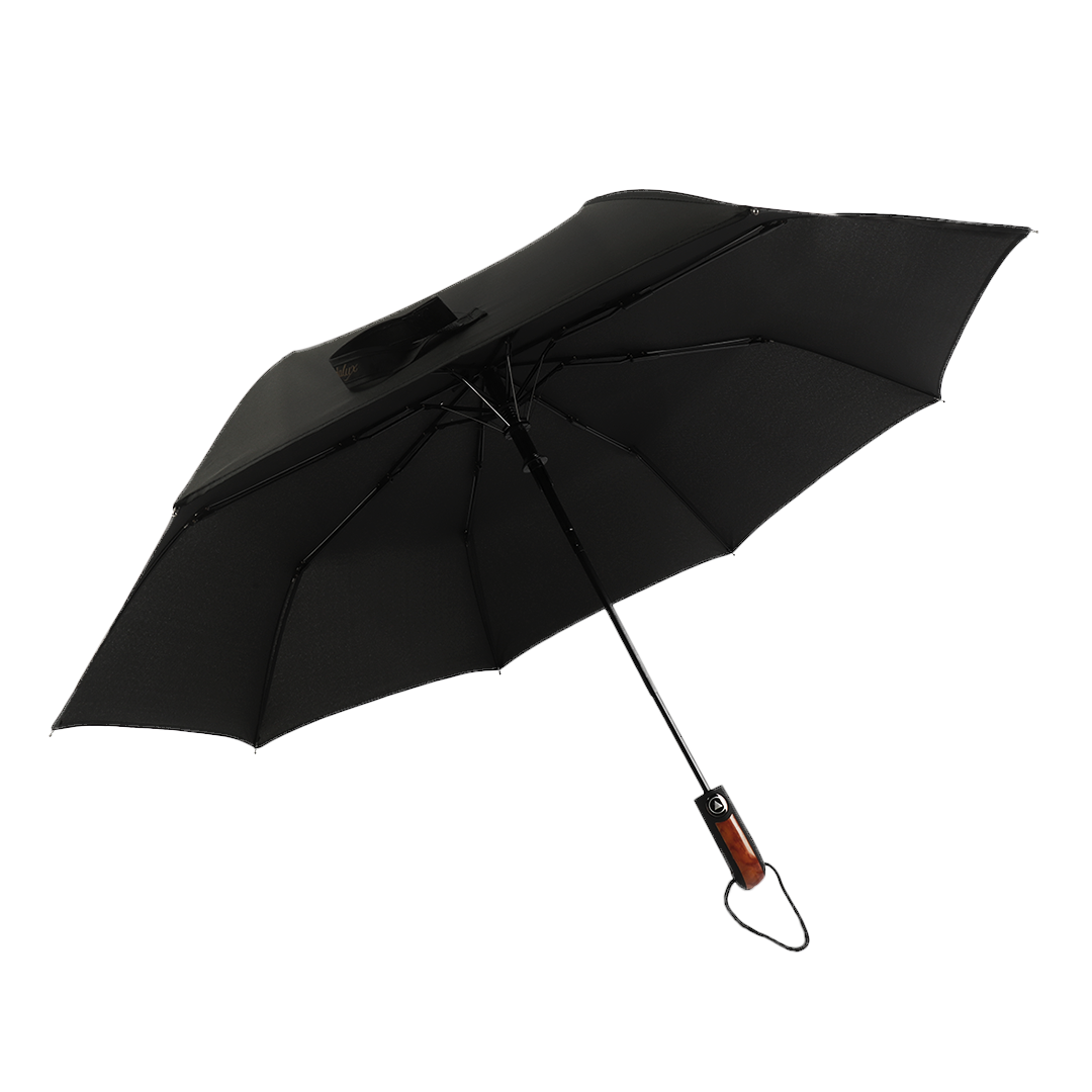 Galeria de imagens Guarda Chuva Automatico com Cabo de Madeira