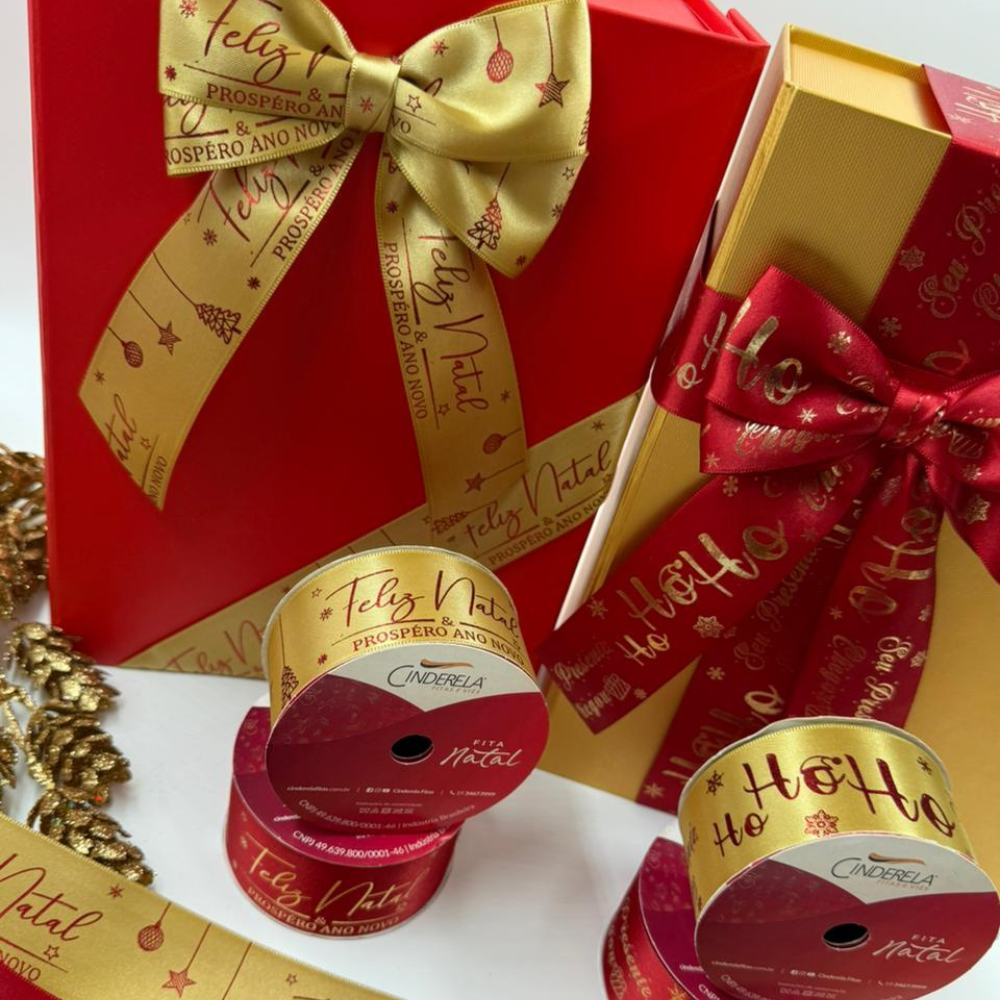 Galeria de imagens Fita Natal Estampada