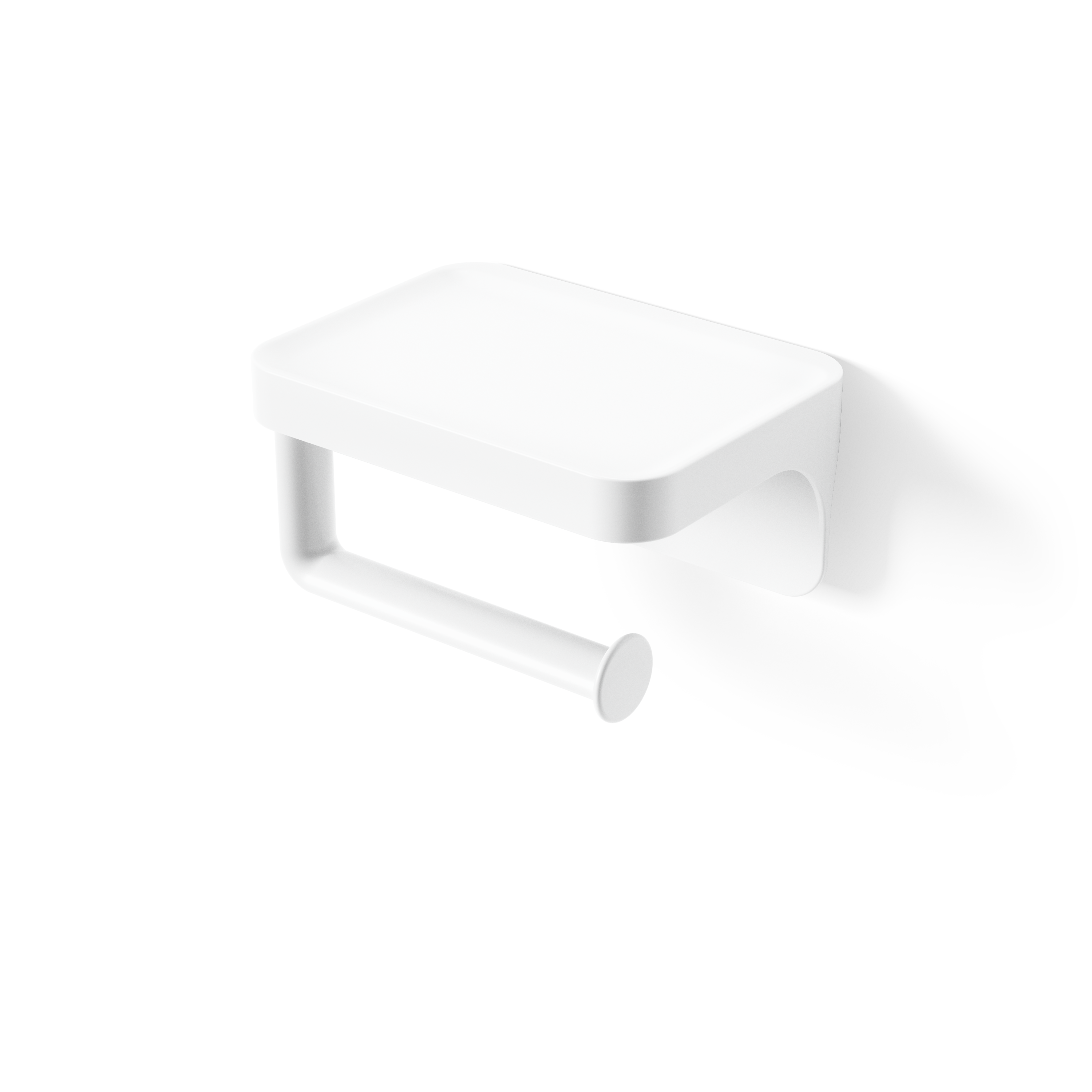 Galeria de imagens Porta-papel higiênico com prateleira Umbra Flex Adhesive
