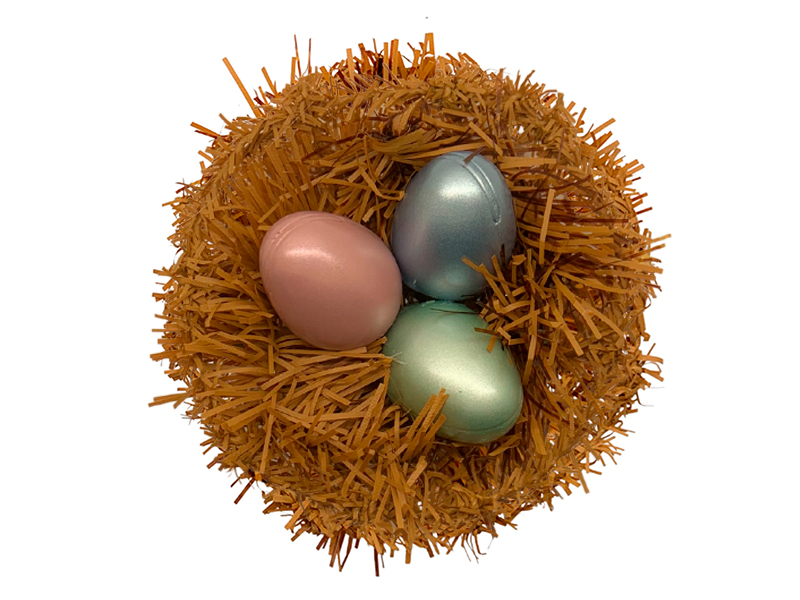 Galeria de imagens Ninho de ovos para Páscoa