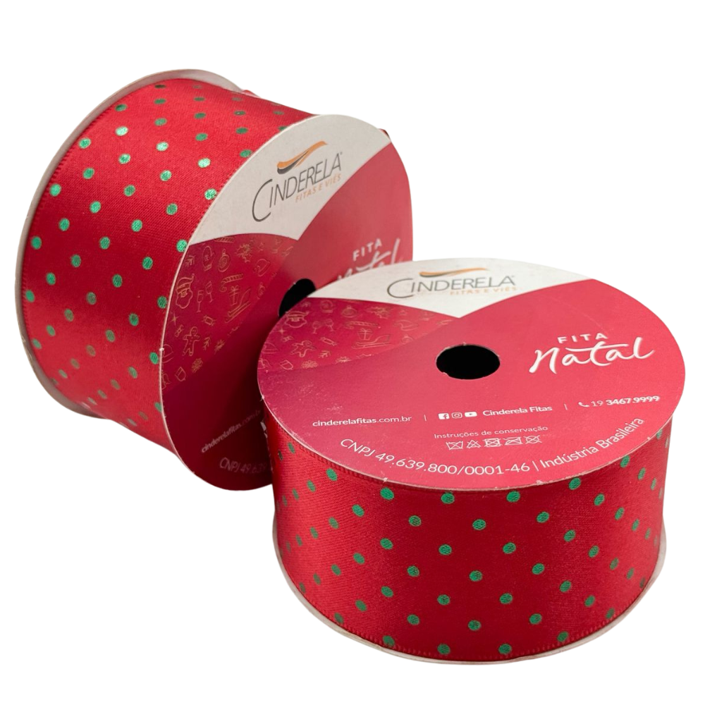 Galeria de imagens Fita Natal Estampada