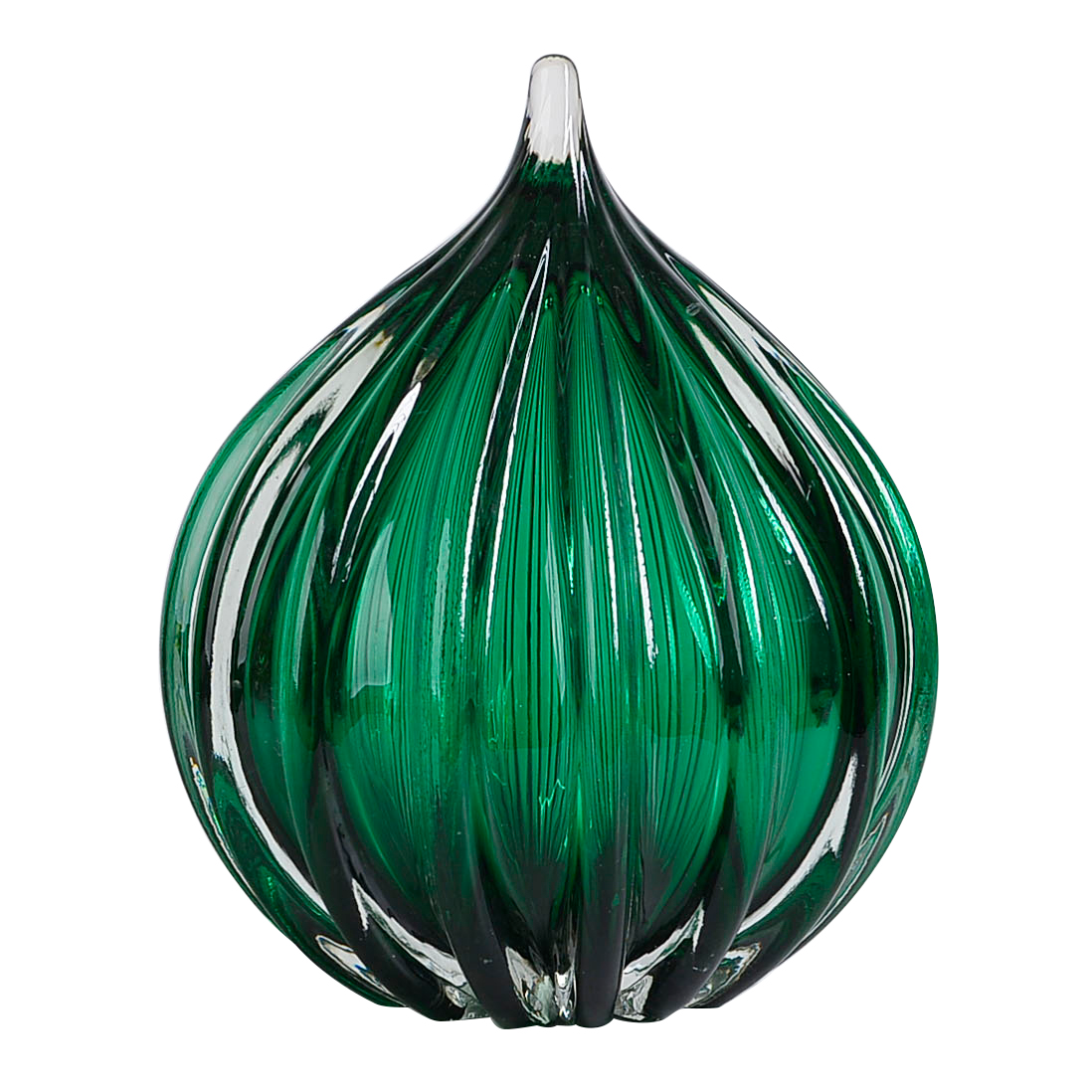 Murano Gota em vidro L16xP16xA20cm cor verde