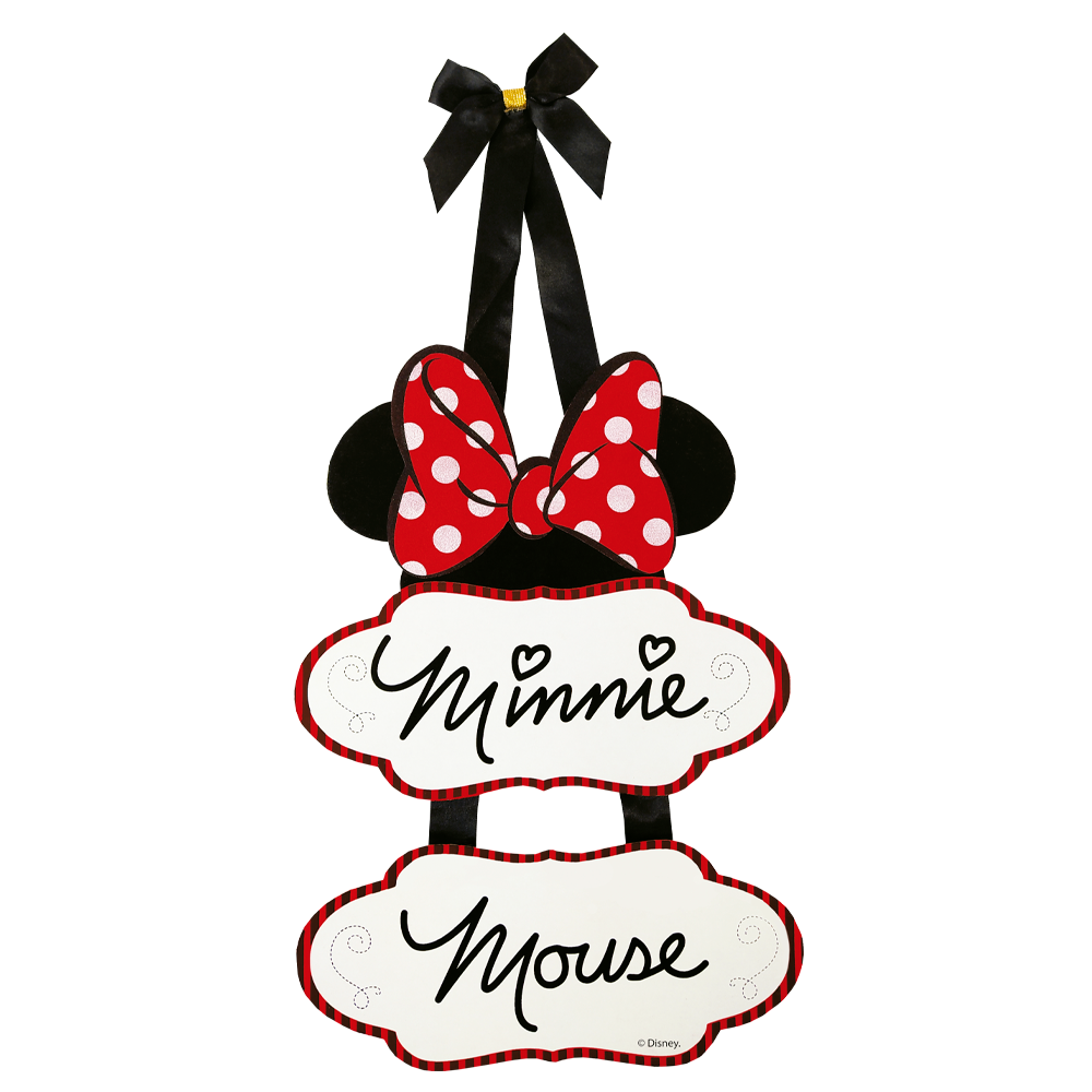 Placa 2 Partes - Minnie Mouse