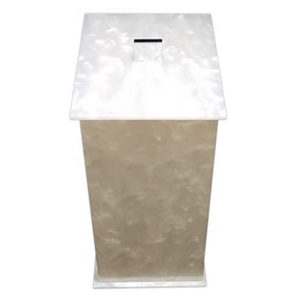 Lixeira Slim Elegance Pérola