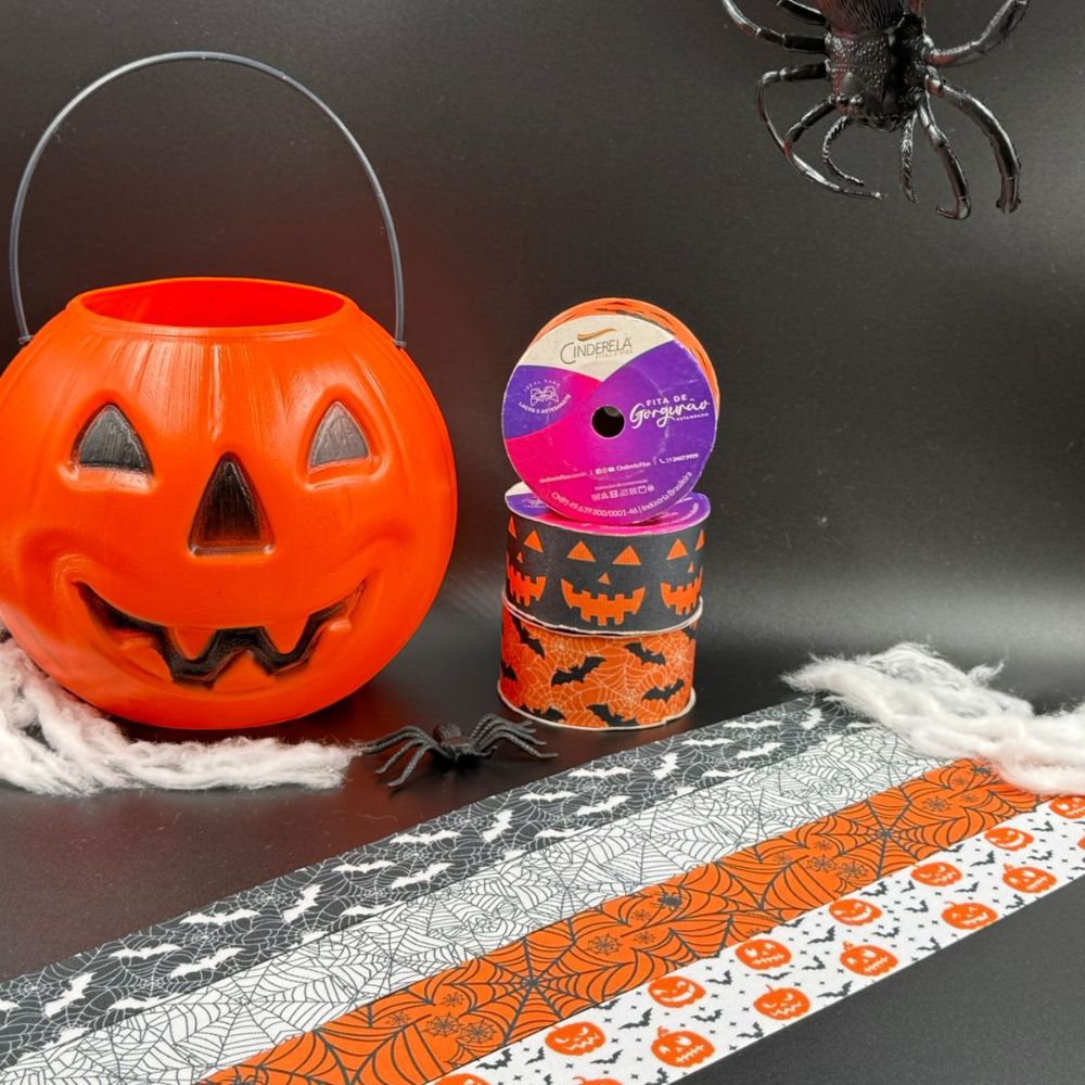 Galeria de imagens Fita Halloween Estampada
