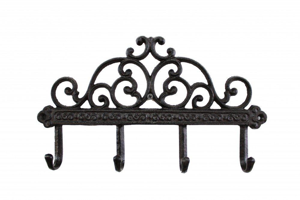 Gancho decorativo de ferro - Cabideiro / Porta chaves