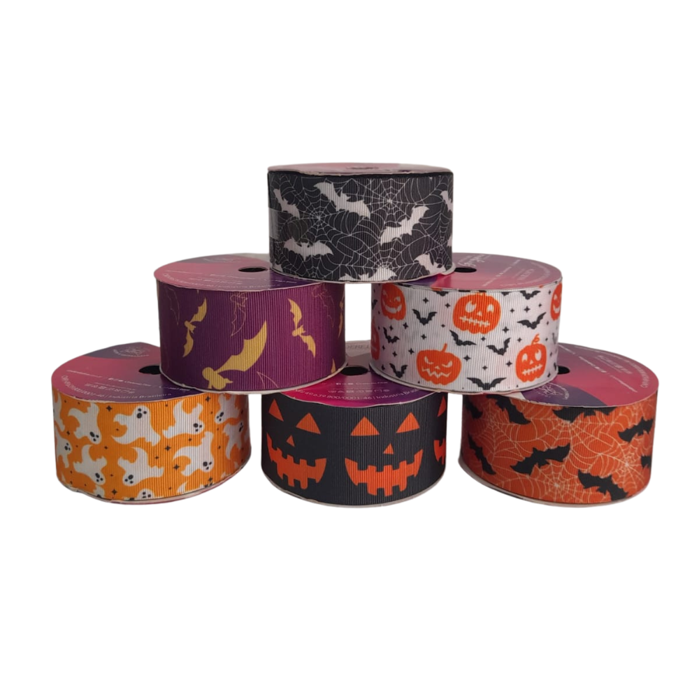Galeria de imagens Fita Halloween Estampada